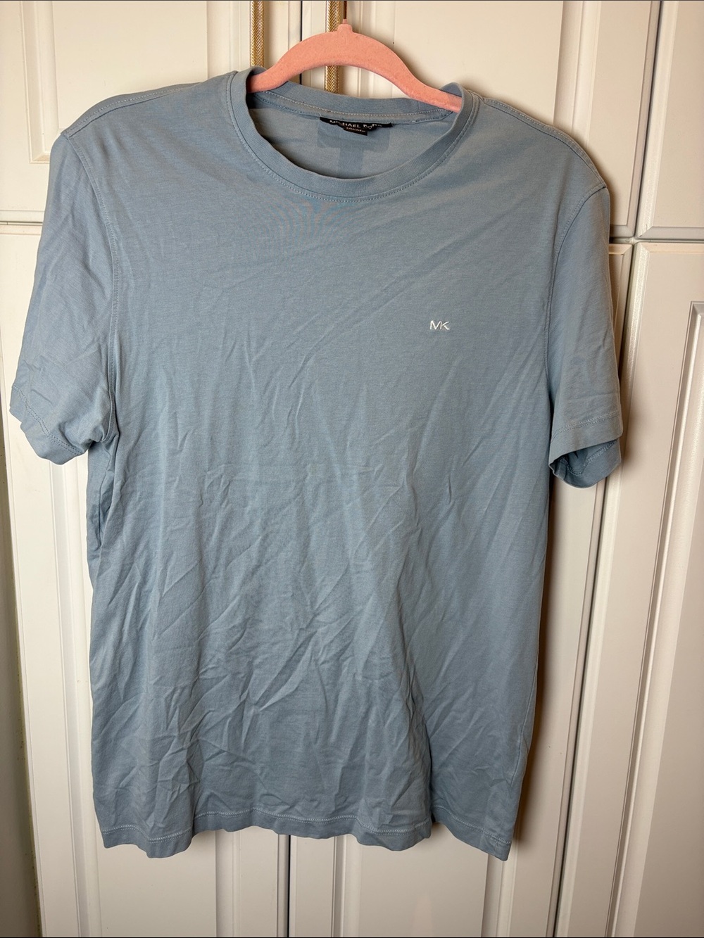 Michael Kors Men's Sky Blue Short Sleeve Crew Tee